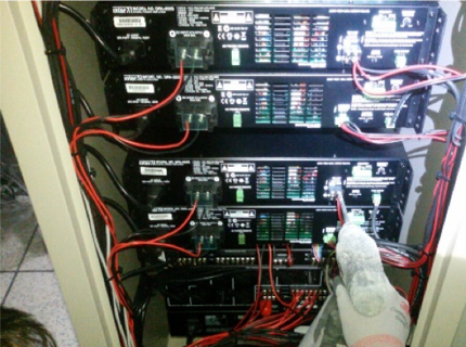 RACK 장비 결선